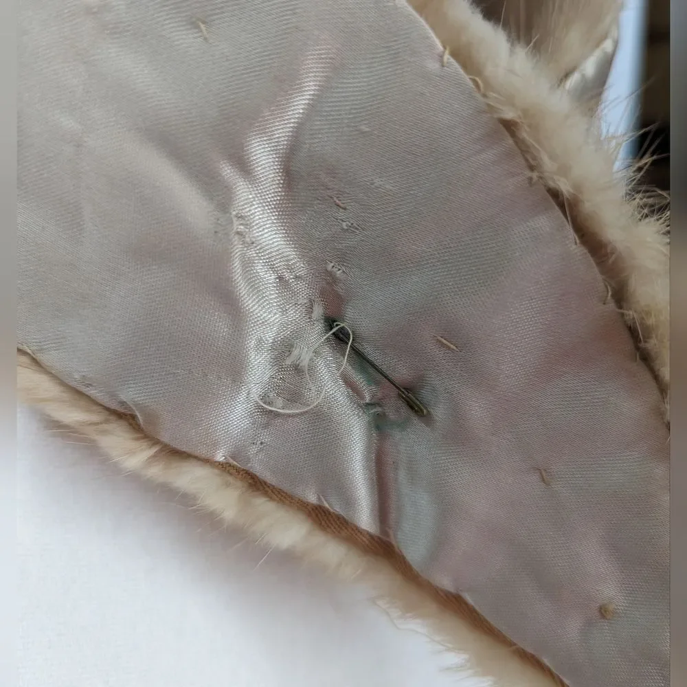 Vintage faux fur